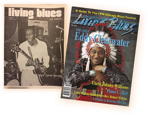 David Whiteis and Eddy Clearwater Living Blues Magazine